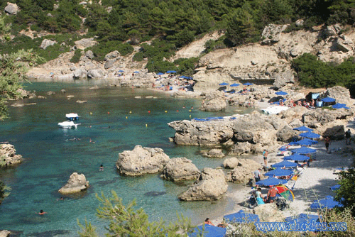 Stand Ladiko-Rhodos-Griechnland