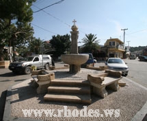 Near the square of Lardos in Rhodes - Greece